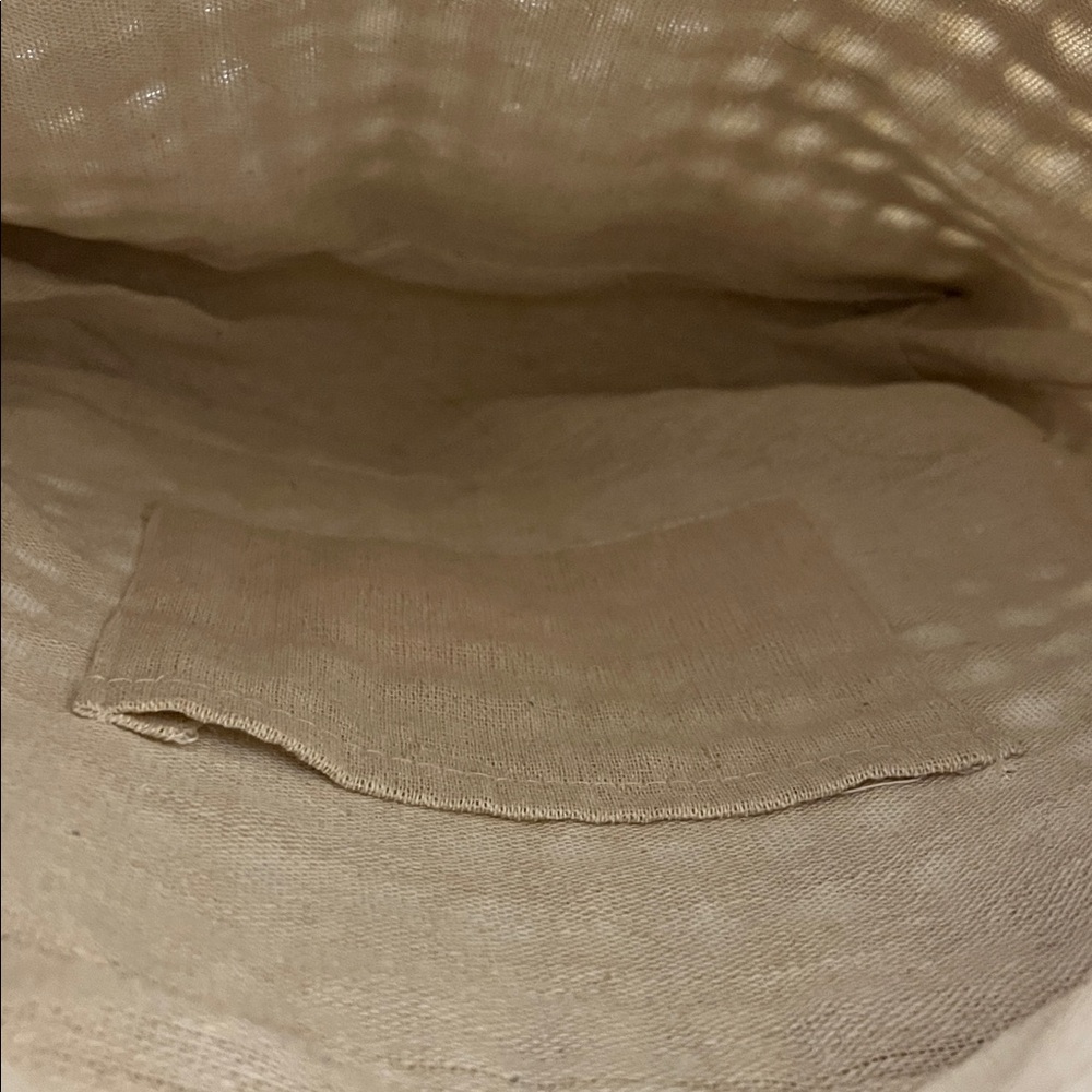 Woven Straw Tote Bag in Natural - Picture 4 of 6